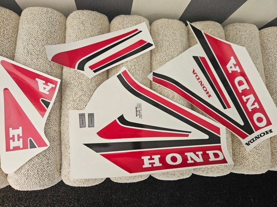 Honda MB stickerset rood/wit NIEUW, Ophalen of Verzenden