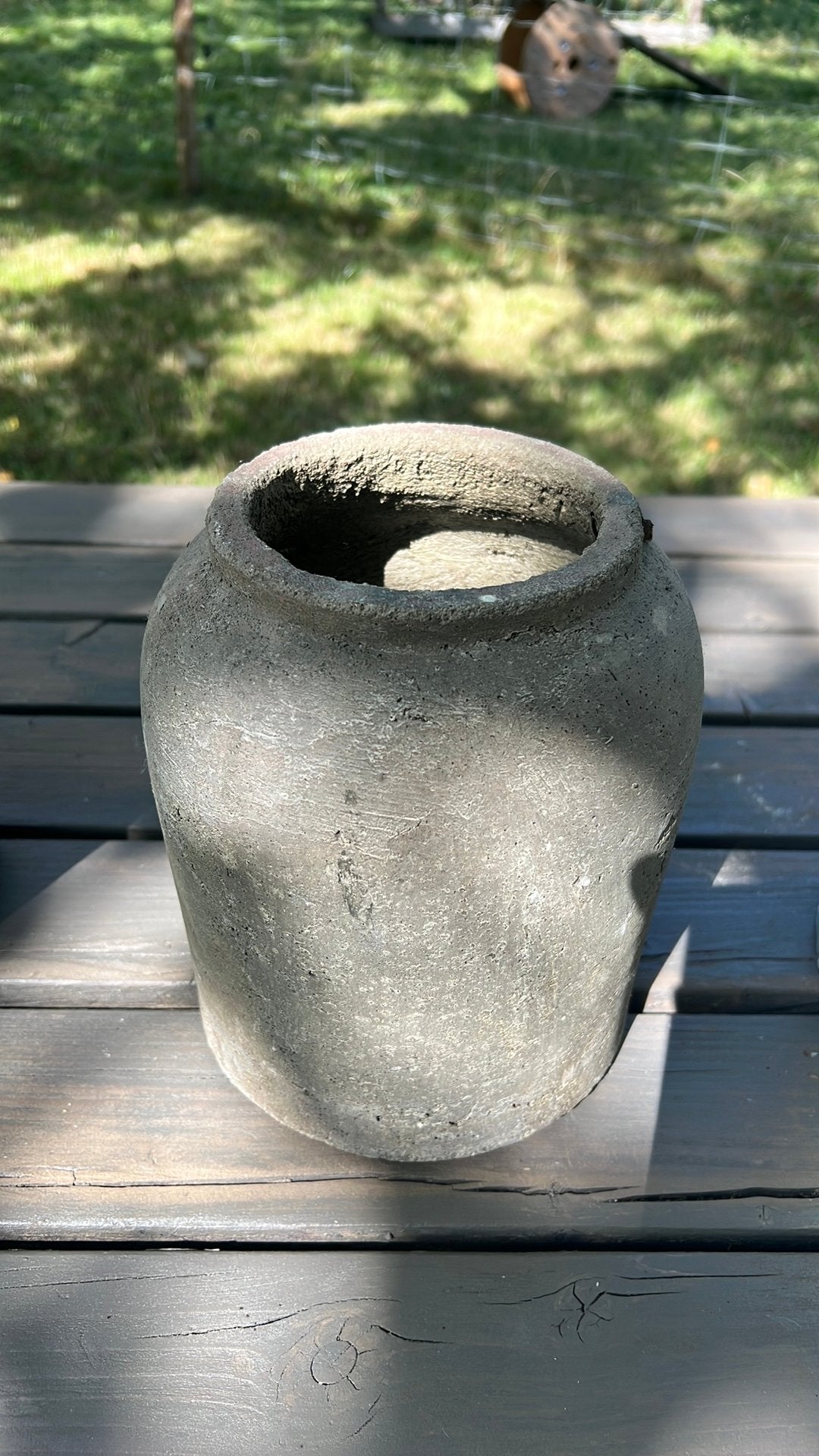 4 Sobere potten/kruiken ptmd voor €22,50, Ophalen, Grijs, Steen/keramiek, Landelijk