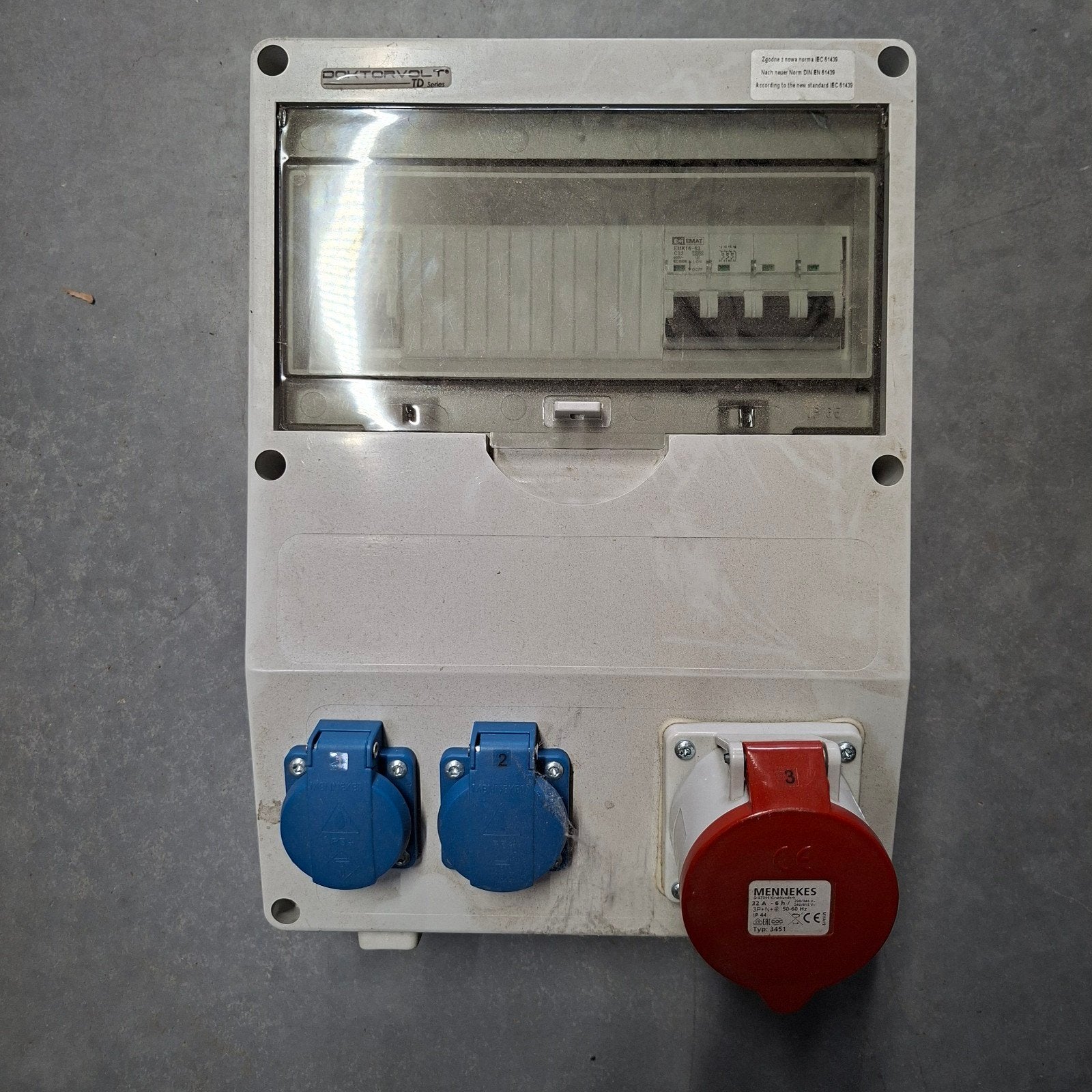 Nieuwe 3 Fase WCD Kast met Zekeringen, Ophalen of Verzenden