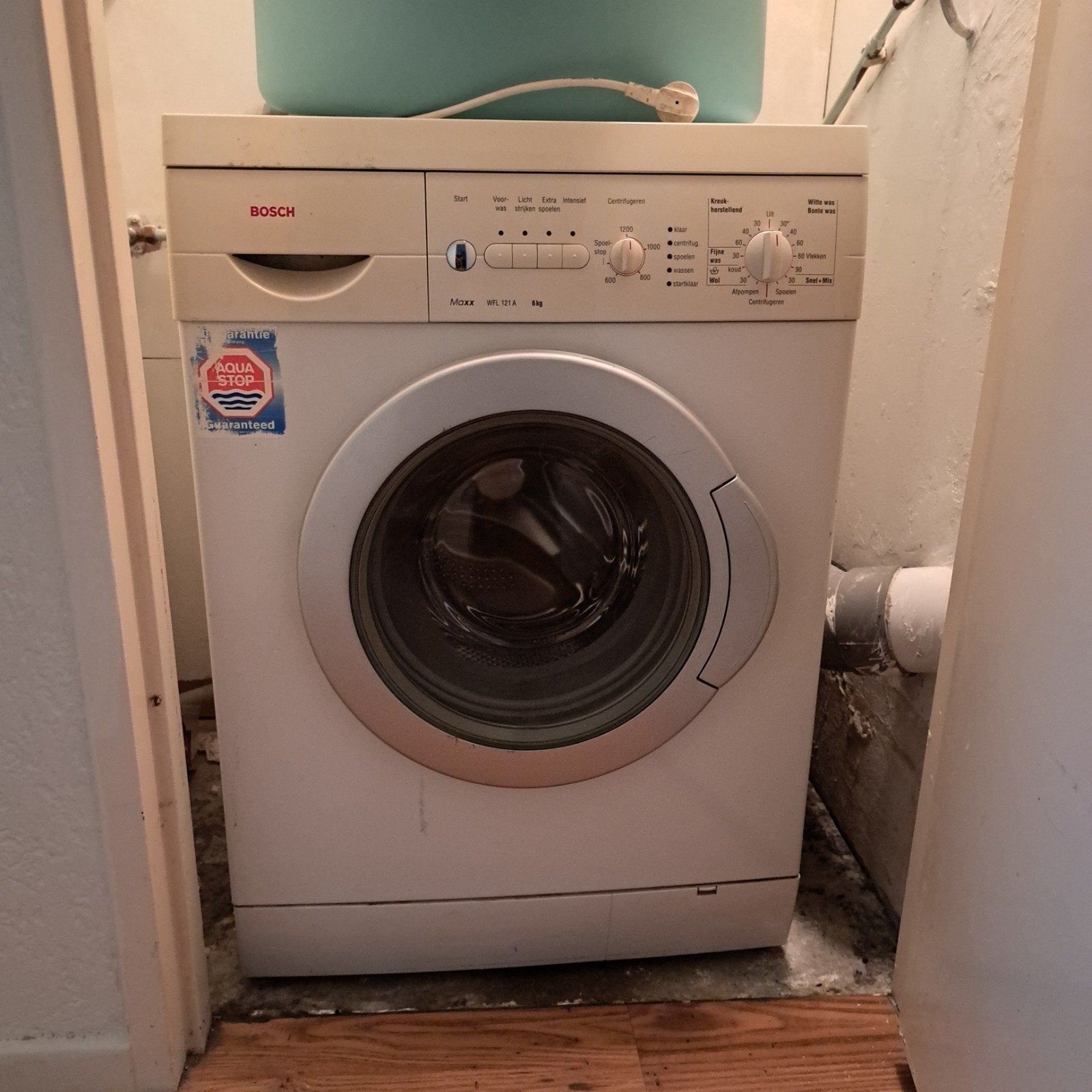 Wasmachine Bosch, 2e hands , maar functioneert nog prima, Ophalen, Gebruikt, 1200 tot 1600 toeren