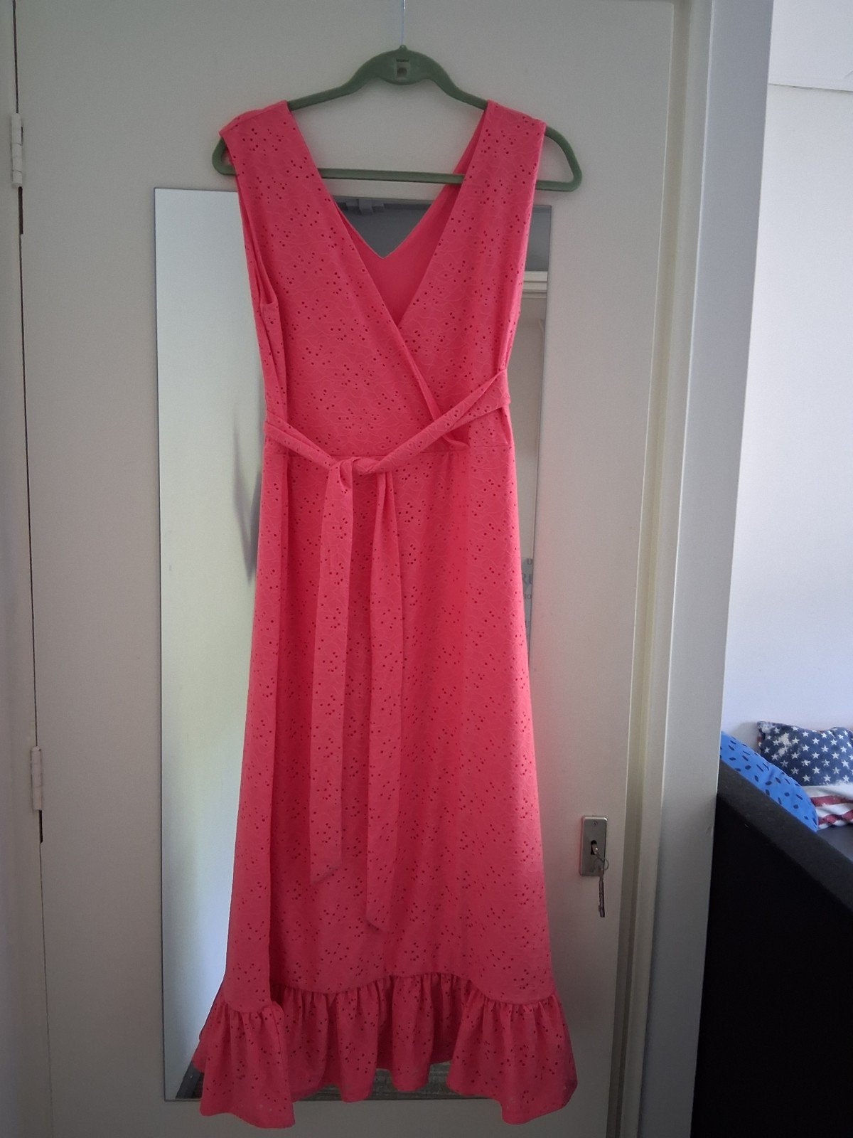 ONLY Smilla Midi Jurk Koraalroze Maat M Nieuw, Maat 38/40 (M), Nieuw, Ophalen of Verzenden, ONLY