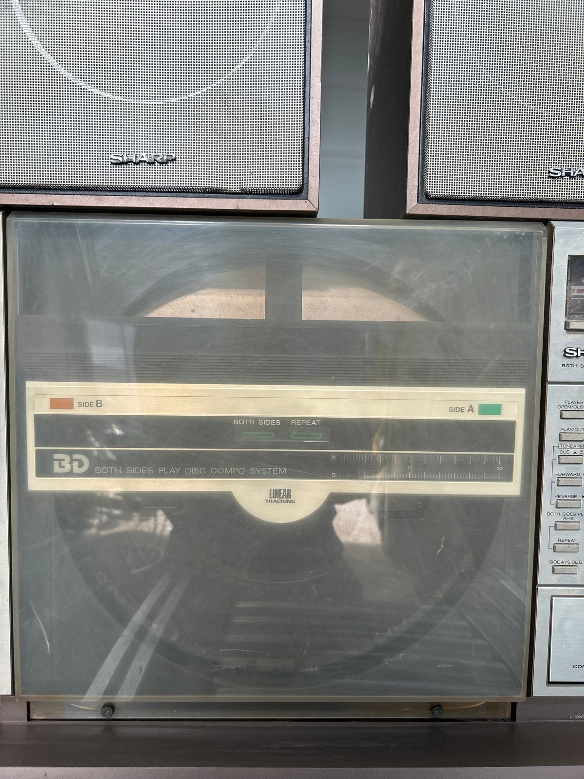 Sharp VZ-3000 Stereo Set met Platenspeler, Cassettedeck, Rad, Audio, Tv en Foto, Stereo-sets, Gebruikt, Cassettedeck, Sharp, Losse componenten