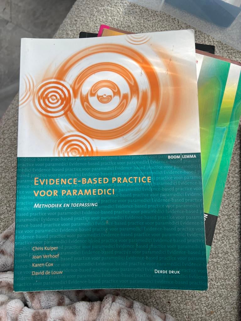 Evidence-based Practice voor Paramedici, Boeken, Ophalen of Verzenden, Gamma, Zo goed als nieuw, HBO