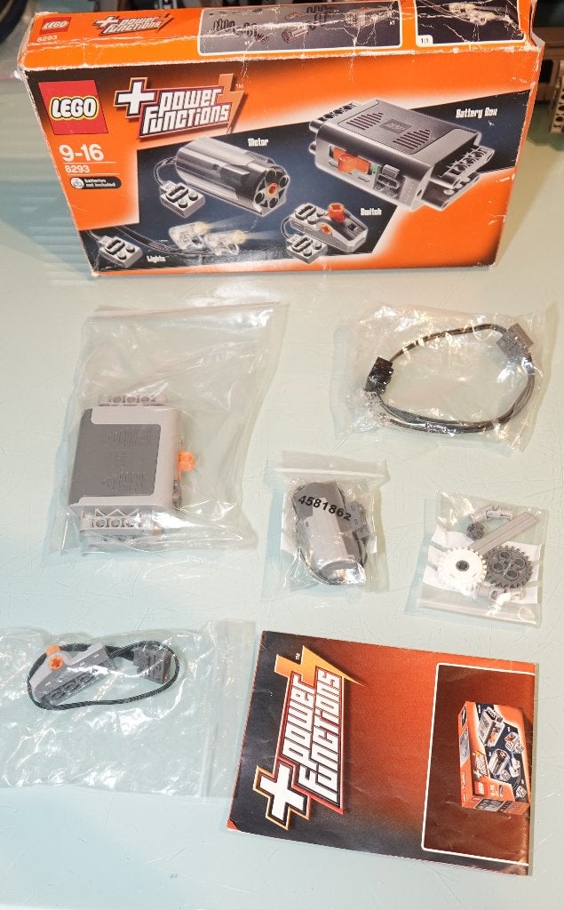 Lego Technic: Power Functions 8293 Kabel Motor LED IR RC, Kinderen en Baby's, Speelgoed | Duplo en Lego, Gebruikt, Lego, Ophalen of Verzenden
