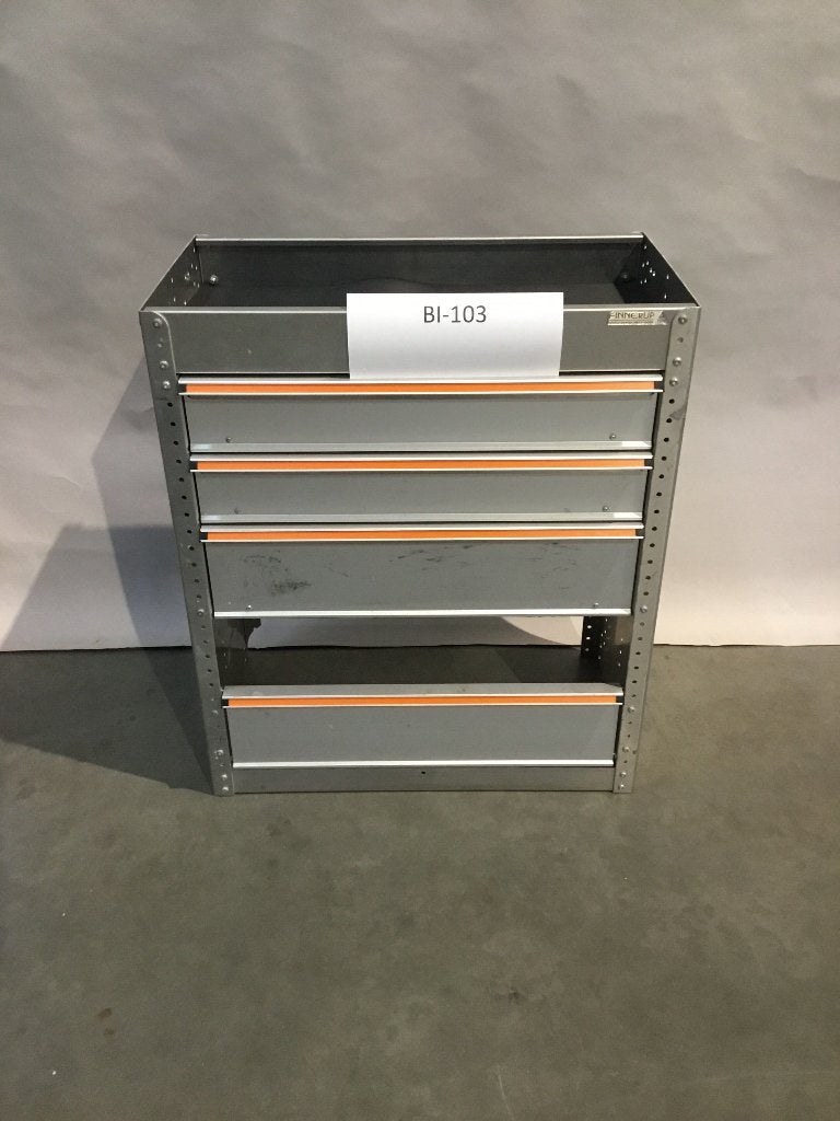 Aluminium Finnerup bedrijfswagen inrichting Bi-103, Ophalen of Verzenden