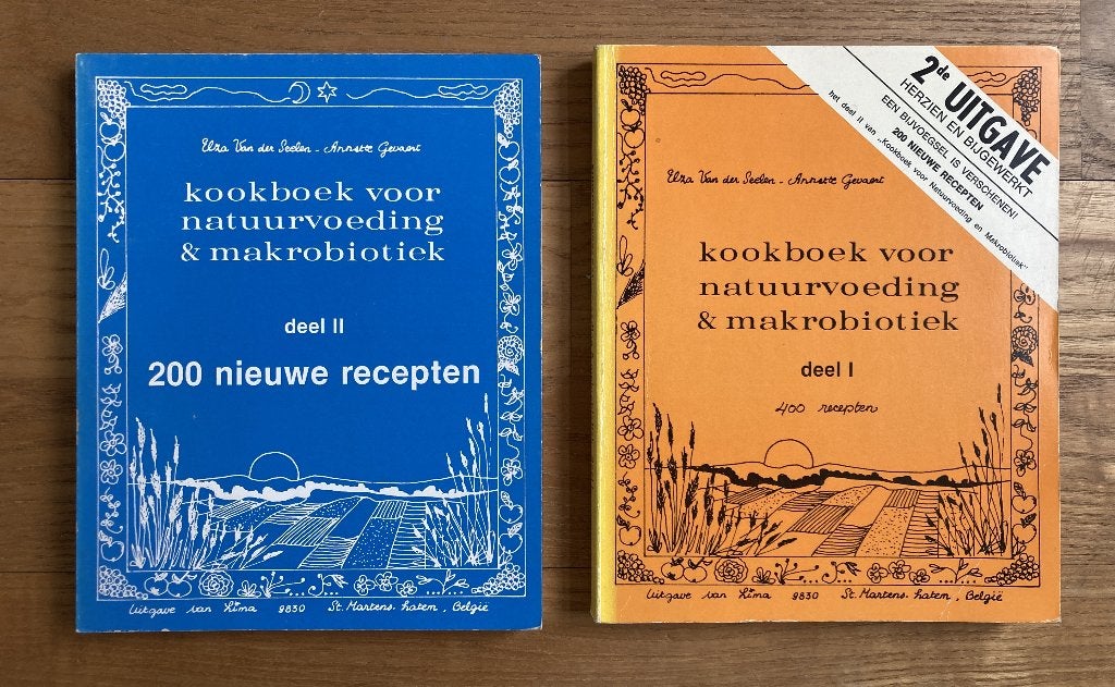 Kookboek voor natuurvoeding & makrobiotiek deel 1&2, Boeken, Ophalen of Verzenden, Zo goed als nieuw, Lza van der Seelen & Annette Gevaart
