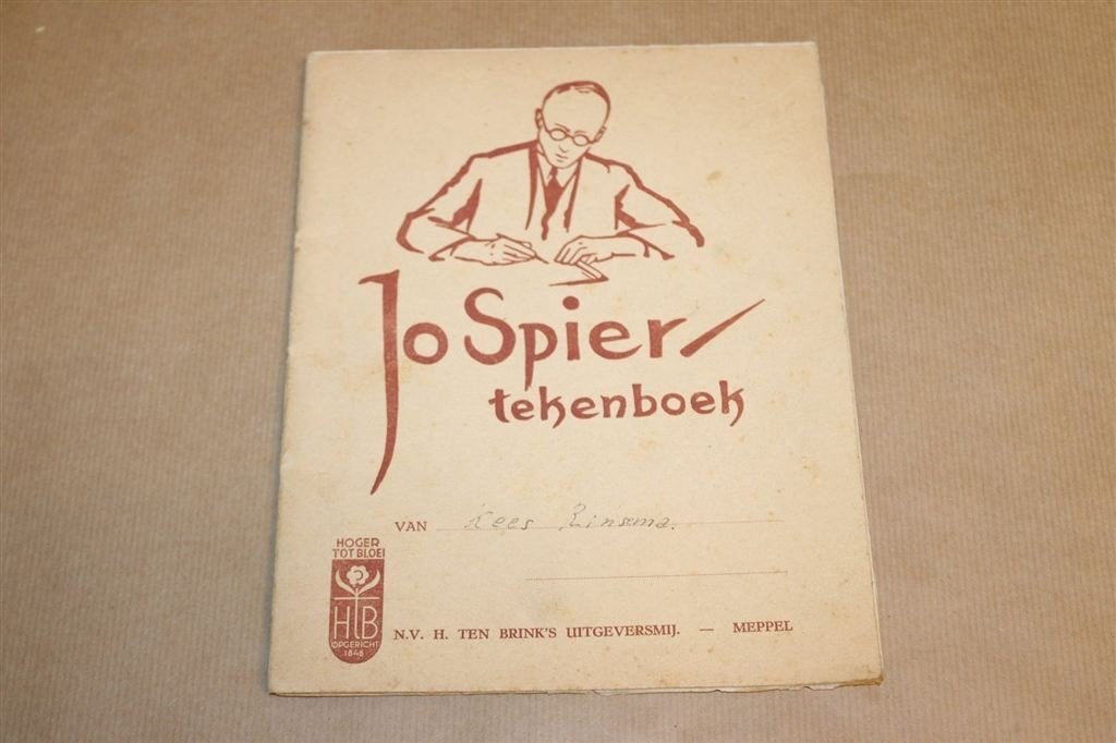 Vintage Jo Spier Tekenboek — Volledig Ingetekend ca. 1930, Ophalen of Verzenden, Gelezen