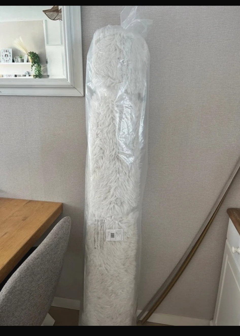 Nieuw off-white vloerkleed., Wit, 150 tot 200 cm, Ophalen of Verzenden, Rechthoekig