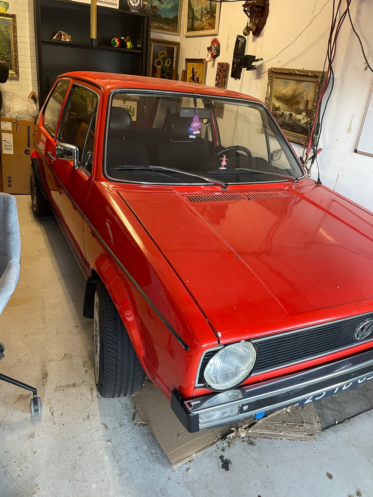 Volkswagen 1977 Rood, Auto's, Volkswagen, Particulier, Benzine, Hatchback, Geïmporteerd, Rood, Ophalen