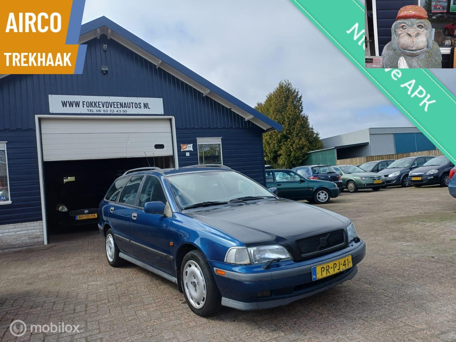 Volvo V40 1.8 Exclusive Prima lopend en rijdende auto Inruil, 1203 kg, Gebruikt, 4 cilinders, Blauw