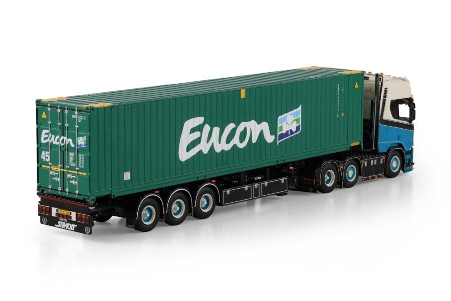 WSI SCANIA R 6X2 FLEX CONTAINER TRAILER BD LOGISTICS  NEW, Ophalen of Verzenden, Nieuw, Bus of Vrachtwagen, Wsi