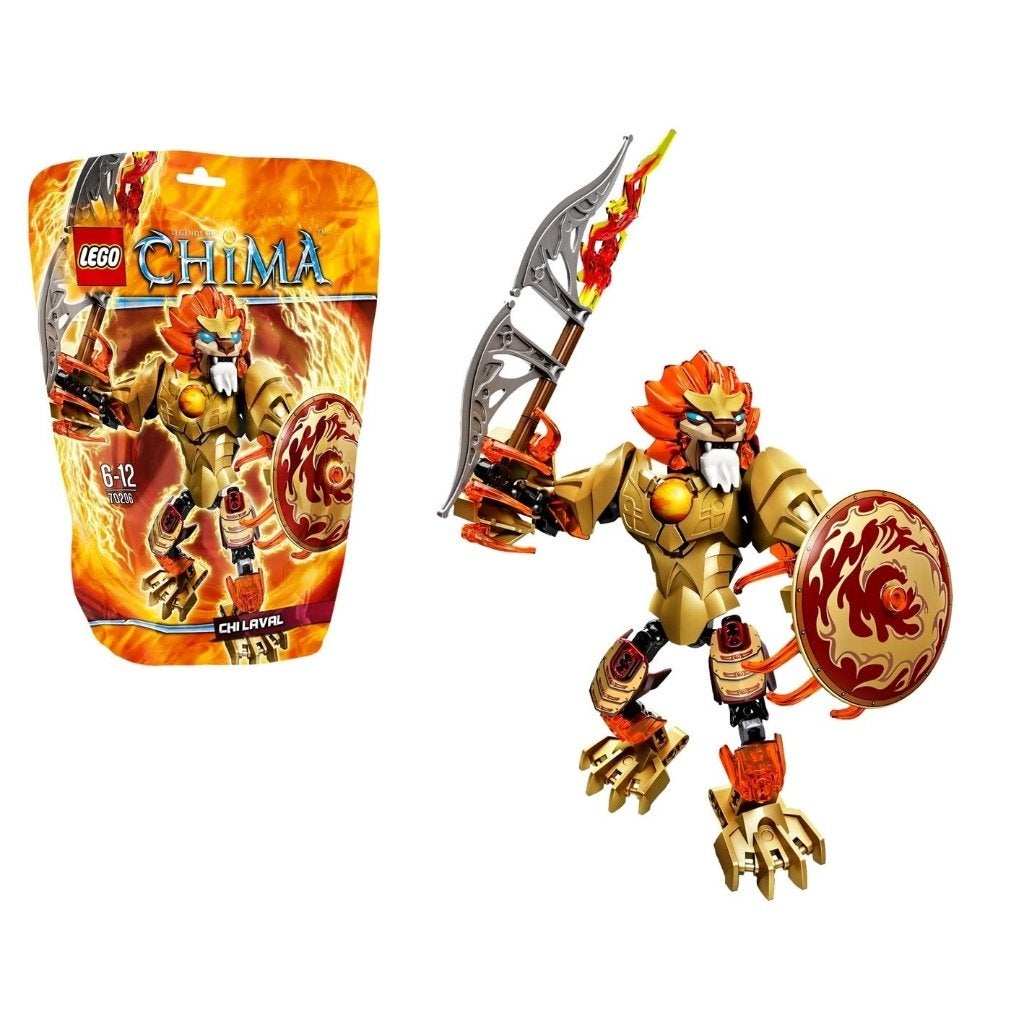lego 70206 Chima CHI Laval, Overige thema's, Lego, Ophalen of Verzenden, Zo goed als nieuw