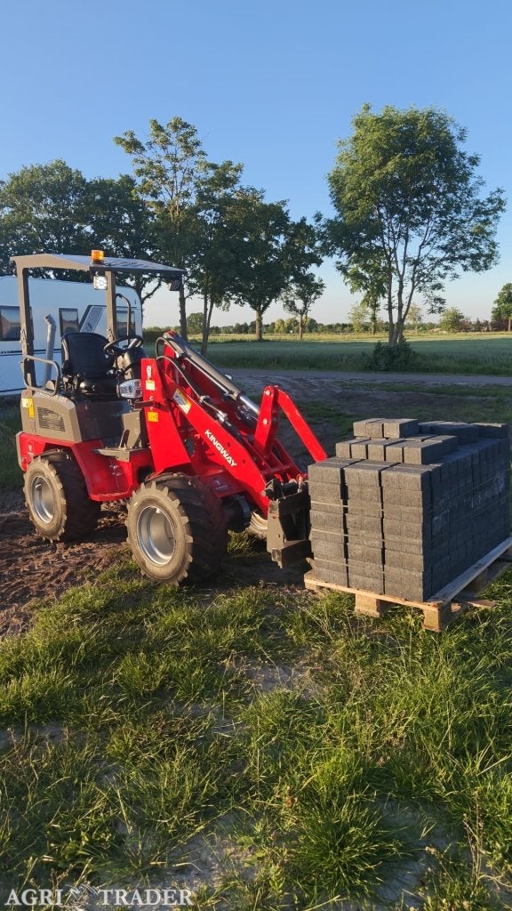 KINGWAY H190 Wiellader (knikgestuurd) – NIEUW | Kubota motor, Ophalen of Verzenden, Neerkant, KINGWAY, Wiellader of Shovel