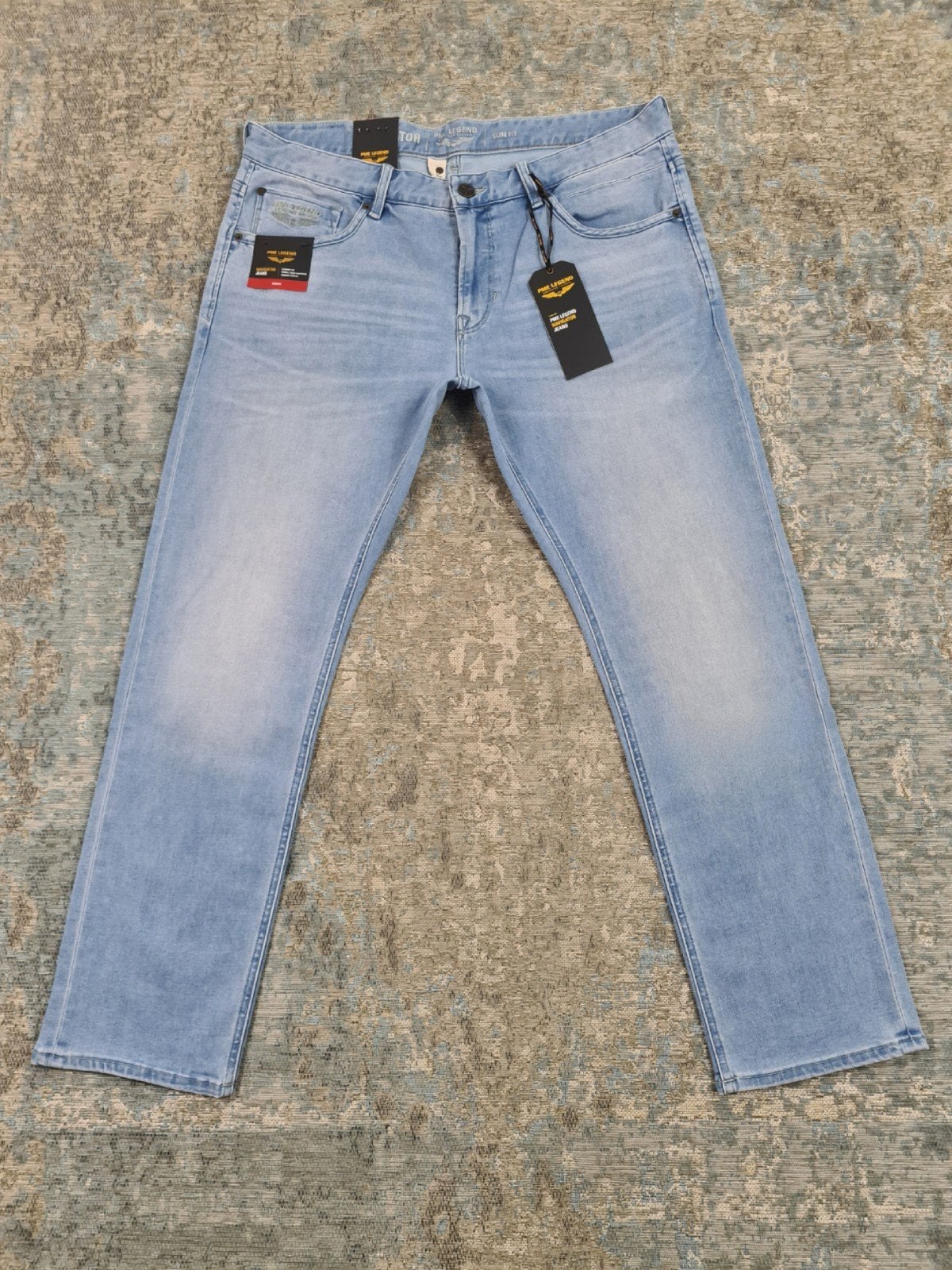 PME Navigator W38 L30 NIEUW Slim STRETCH Bronno3830 Blauw, Kleding | Heren, Spijkerbroeken en Jeans, W36 - W38 (confectie 52/54)