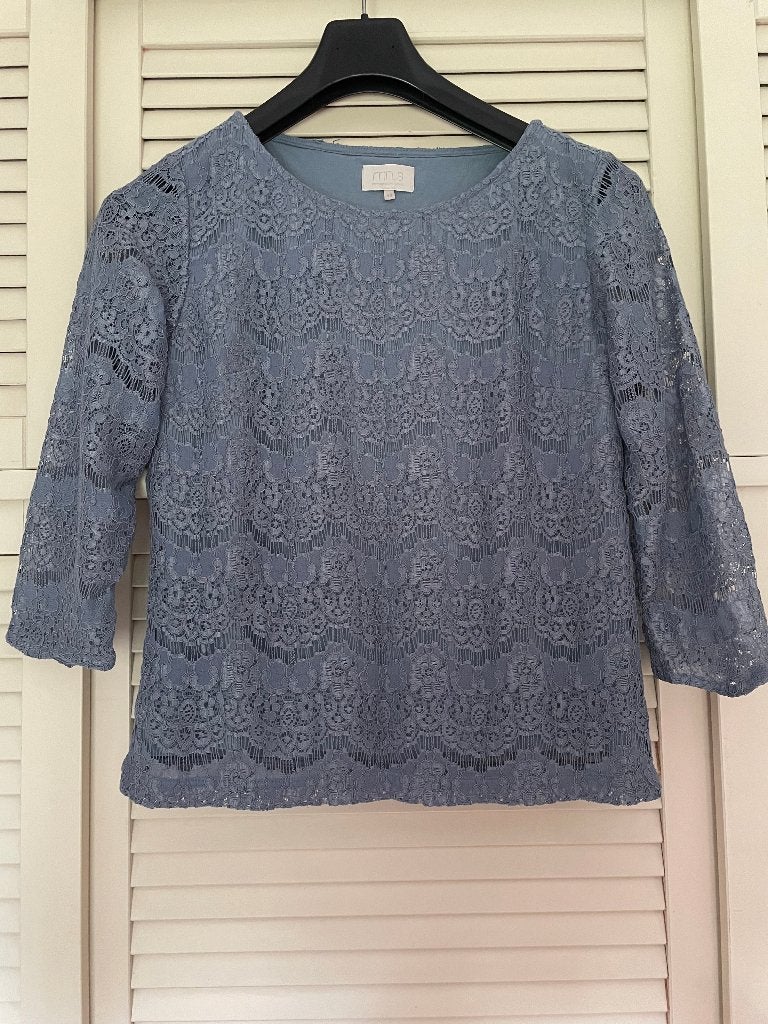 MINUS: NIEUWE gevoerde kanten top maat 40, Kleding | Dames, Tops, Maat 38/40 (M), Blauw, Nieuw, Ophalen of Verzenden