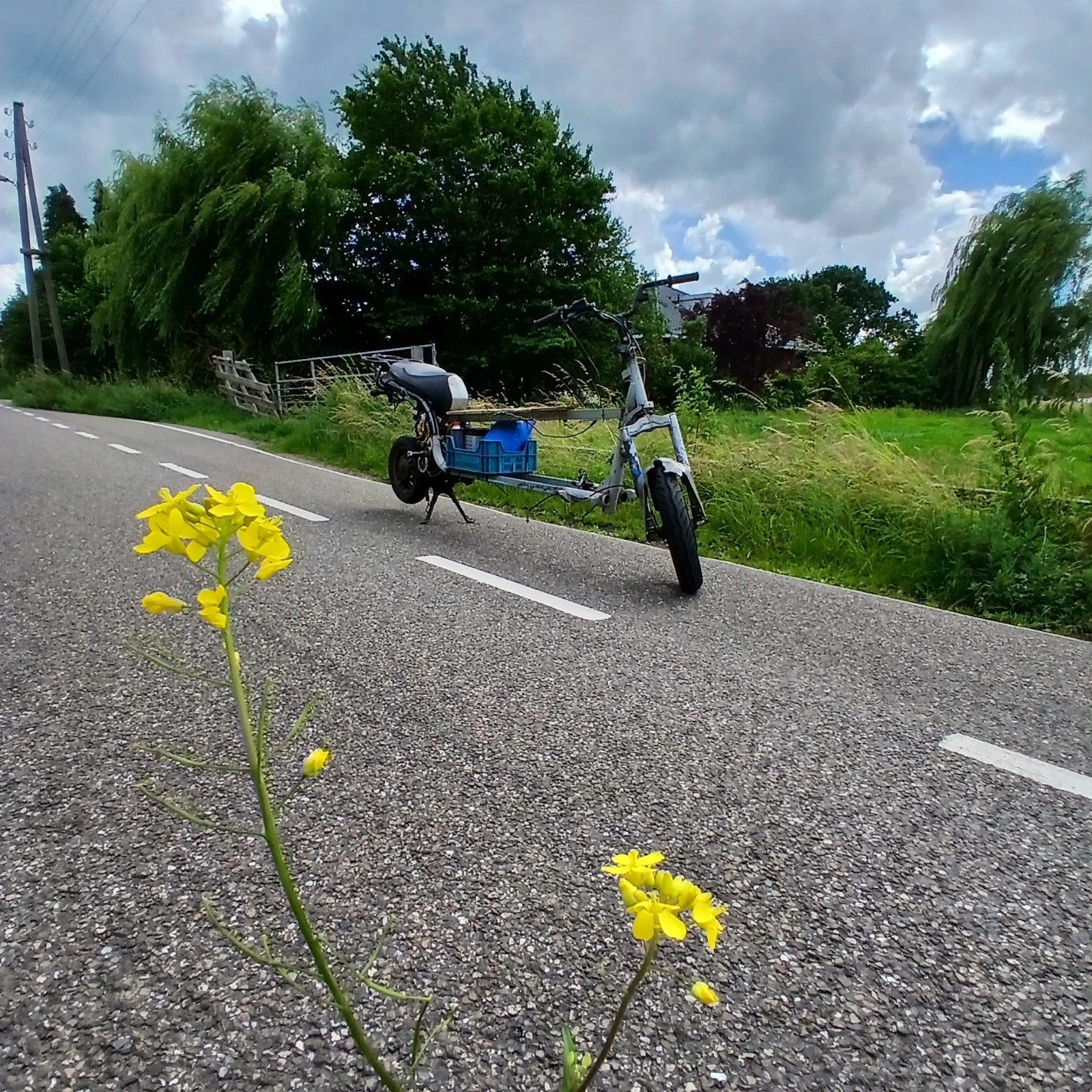 Beunscooter -  verlengd (ca. 3 meter), Ophalen of Verzenden, Gebruikt