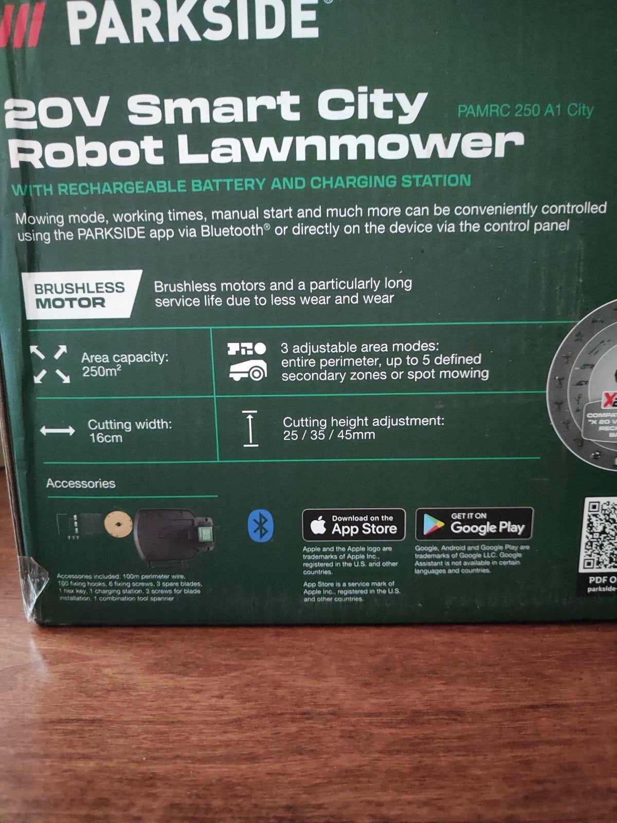 PARKSIDE 20V Smart City Robot Grasmaaier - Nieuw in doos, Tuin en Terras, Grasmaaiers, Ophalen