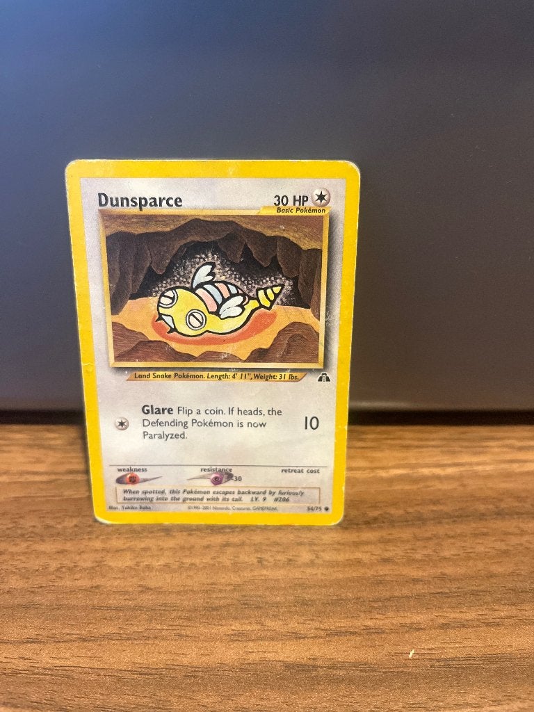 Pokémon Dunsparce (54/75) Neo Discovery Kaart, Ophalen, Gebruikt, Losse kaart