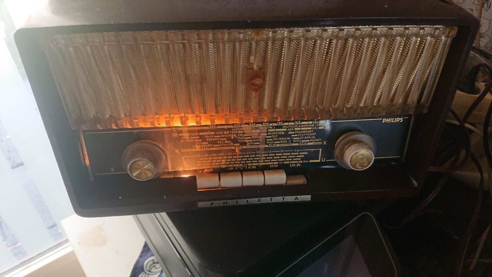 Philips Philetta B2D33A buizen/transistorradio, Ophalen of Verzenden