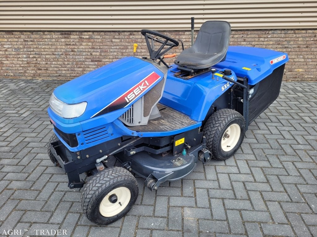 Iseki SXG-15 diesel zitmaaier/maaimachine, Gebruikt, Opvangbak, Info@vandijkhouten.nl, 3997 MH