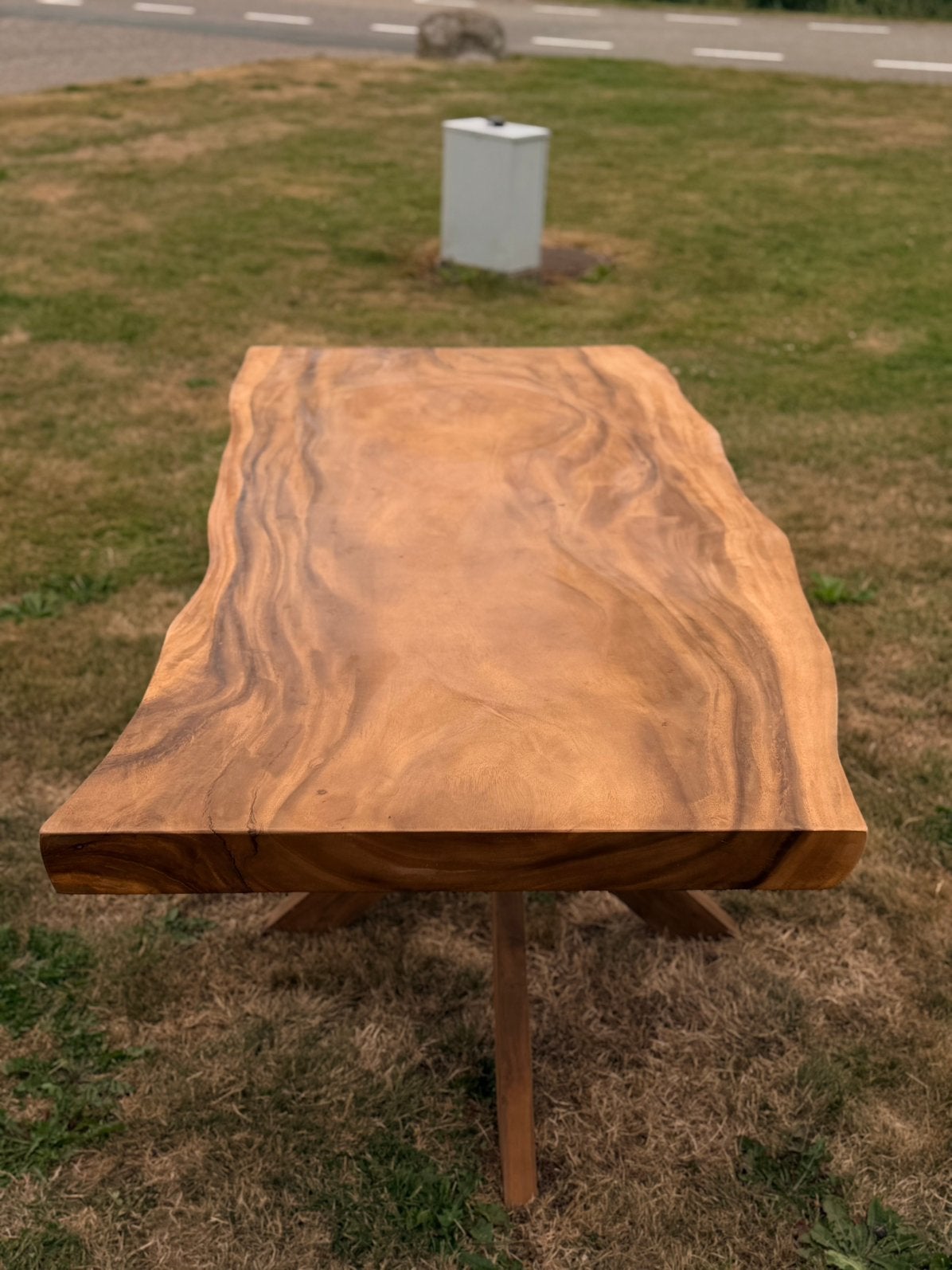 Suar boomstam tafelblad NIEUW HOOGWAARDIG, Ophalen, 50 tot 100 cm, Rechthoekig, Nieuw