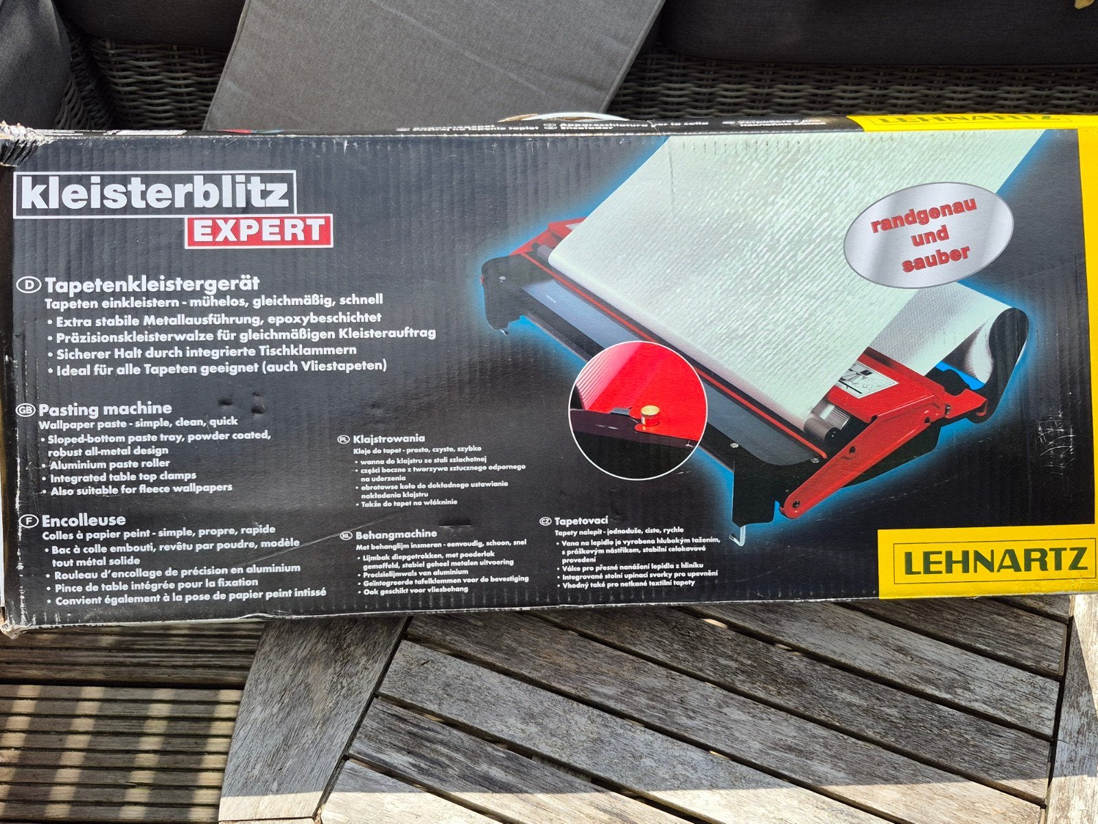 Kleisterblitz Expert Behangplakmachine - Nieuw in doos, Ophalen of Verzenden
