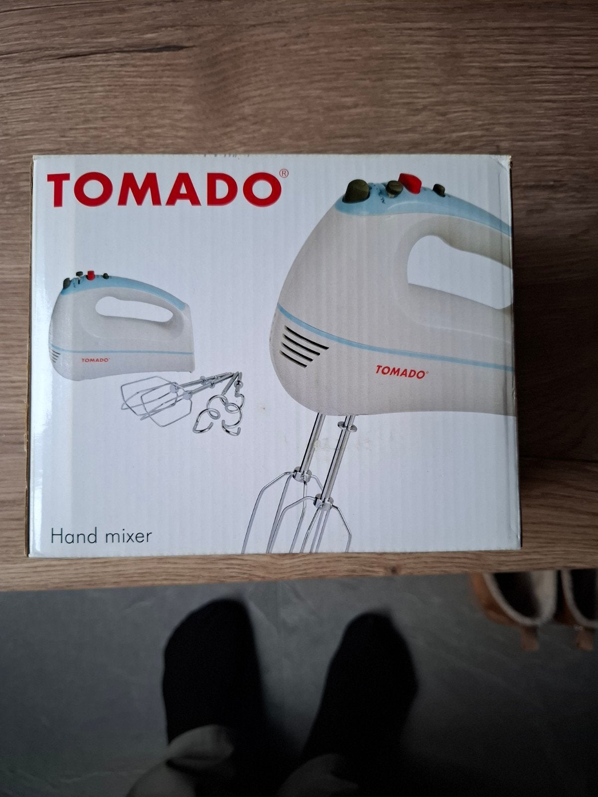 TOMADO Handmixer 10 Snelheden, Turbostand, 175W, Ophalen of Verzenden, Nieuw, 3 snelheden of meer