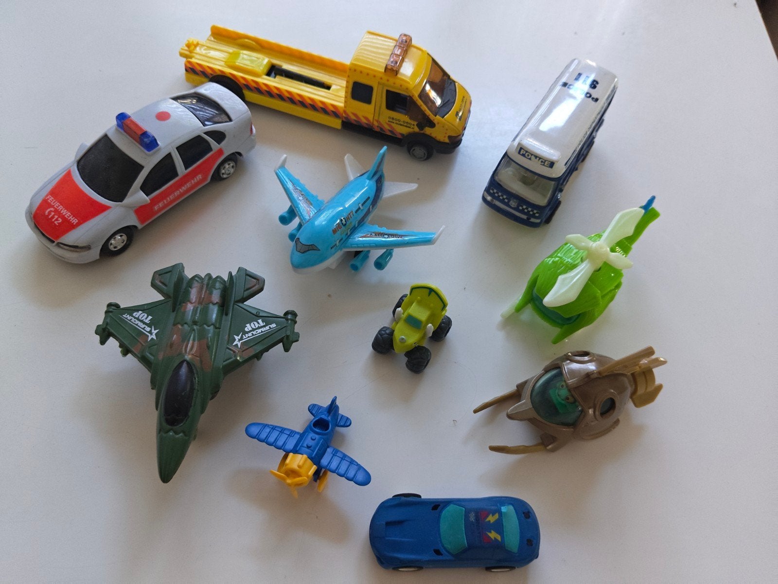 Leuke speelgoedvoertuigen set, Ophalen of Verzenden, Gebruikt
