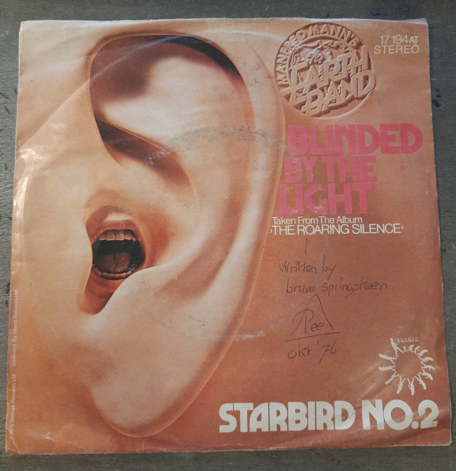 Manfred Mann's Earth Band - Blinded By The Light *, Ophalen of Verzenden, Zo goed als nieuw, Pop