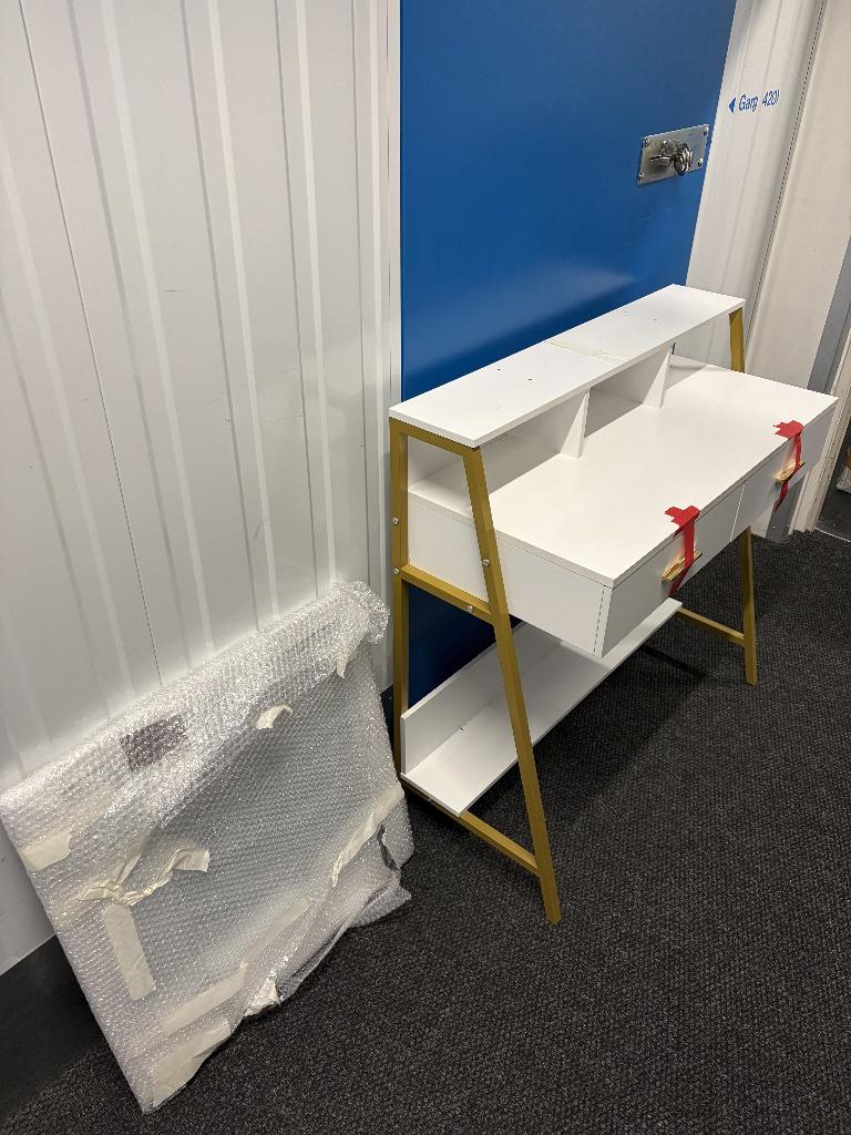 Make-up tafel WOLTU met spiegel + lights (grote op foto), Ophalen, 100 tot 150 cm, 50 tot 100 cm, Zo goed als nieuw