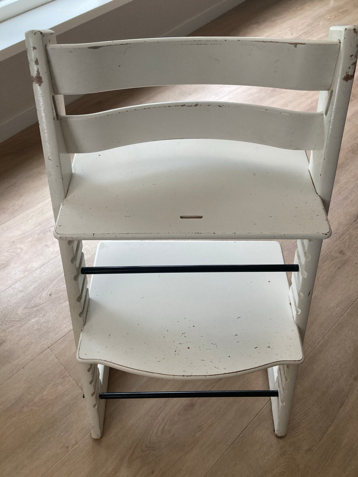 Stokke Tripp Trap stoel - opknapper met extra stabiliteit, Ophalen, Gebruikt, Meegroeistoel, Aanschuifbaar