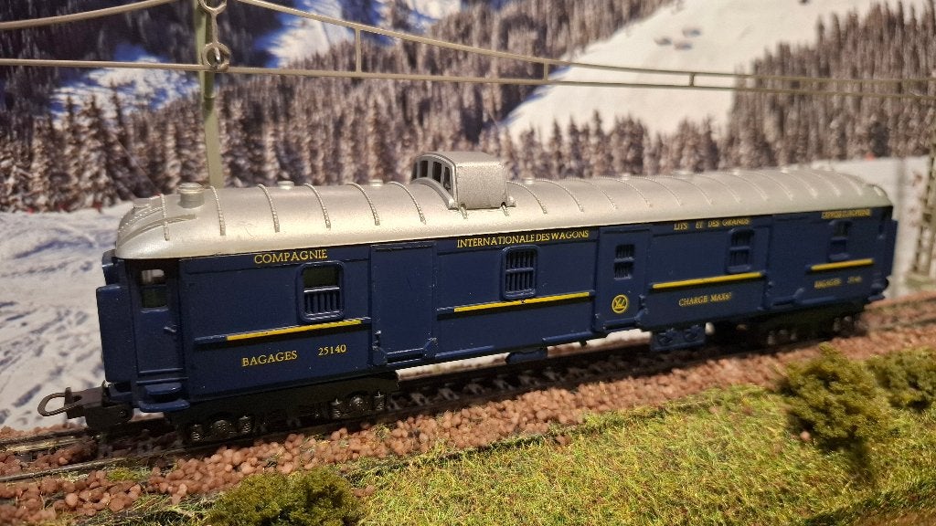 Lima H0 – 9301 – CIWL Oriënt Express Bagagerijtuig (25140), Gebruikt, Gelijkstroom, Wagon, Ophalen of Verzenden