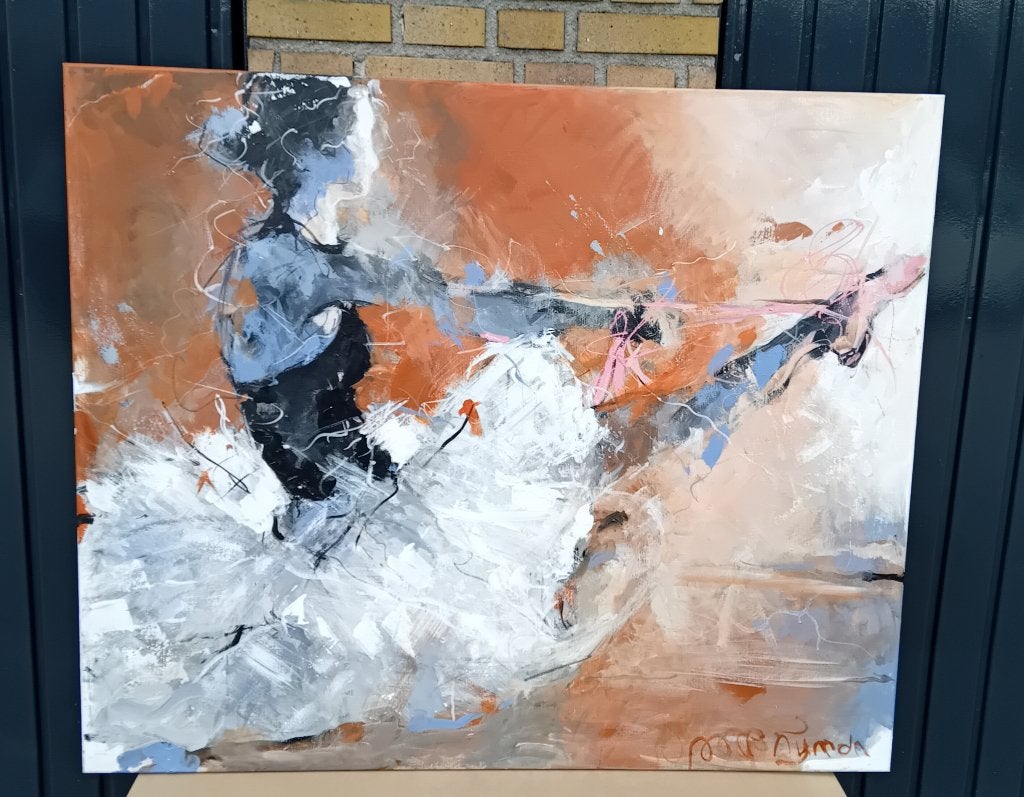 schilderij JOOP NIJMAN, Ophalen, Gesigneerd