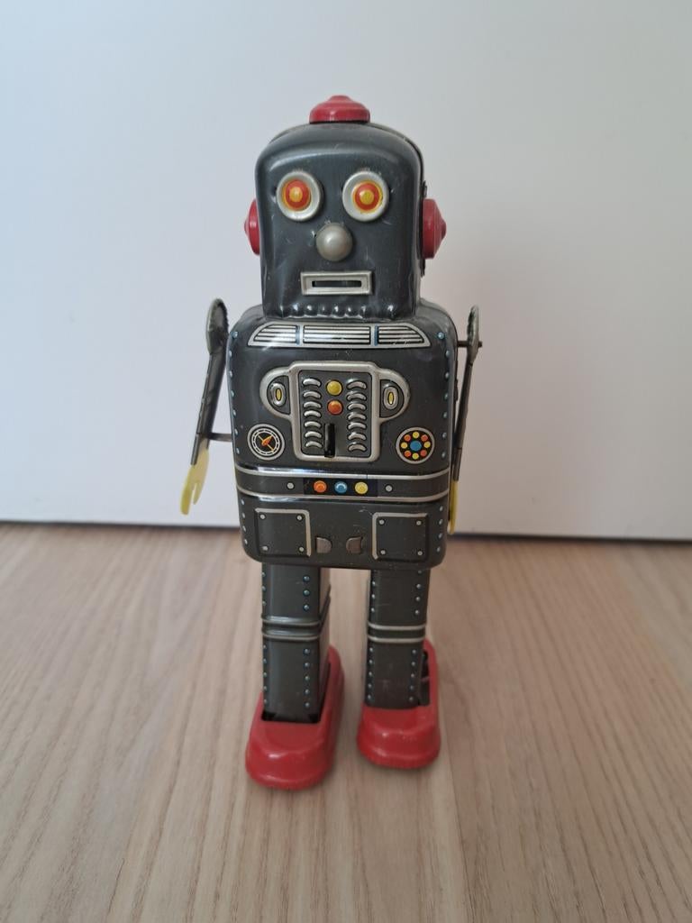 Blikken robot, Verzamelen, Speelgoed, Ophalen of Verzenden, Gebruikt