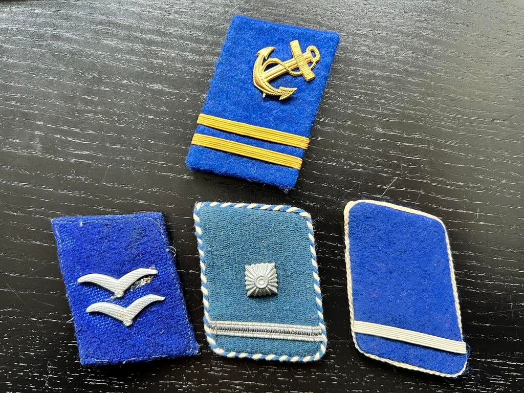 Losse replica collar tabs Duits WO2, Verzamelen, Militaria | Tweede Wereldoorlog, Overige soorten, Embleem of Badge, Duitsland