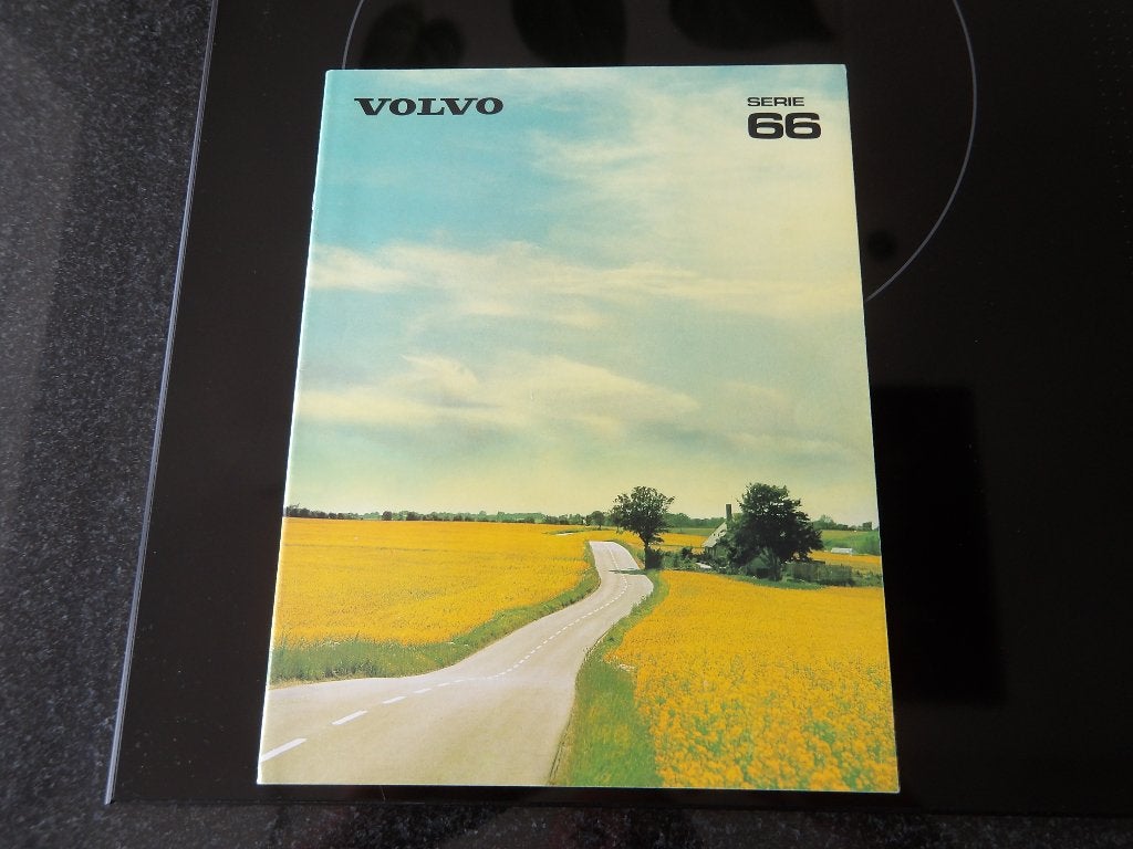 folder Volvo 66 serie, Verzenden, Zo goed als nieuw, Volvo