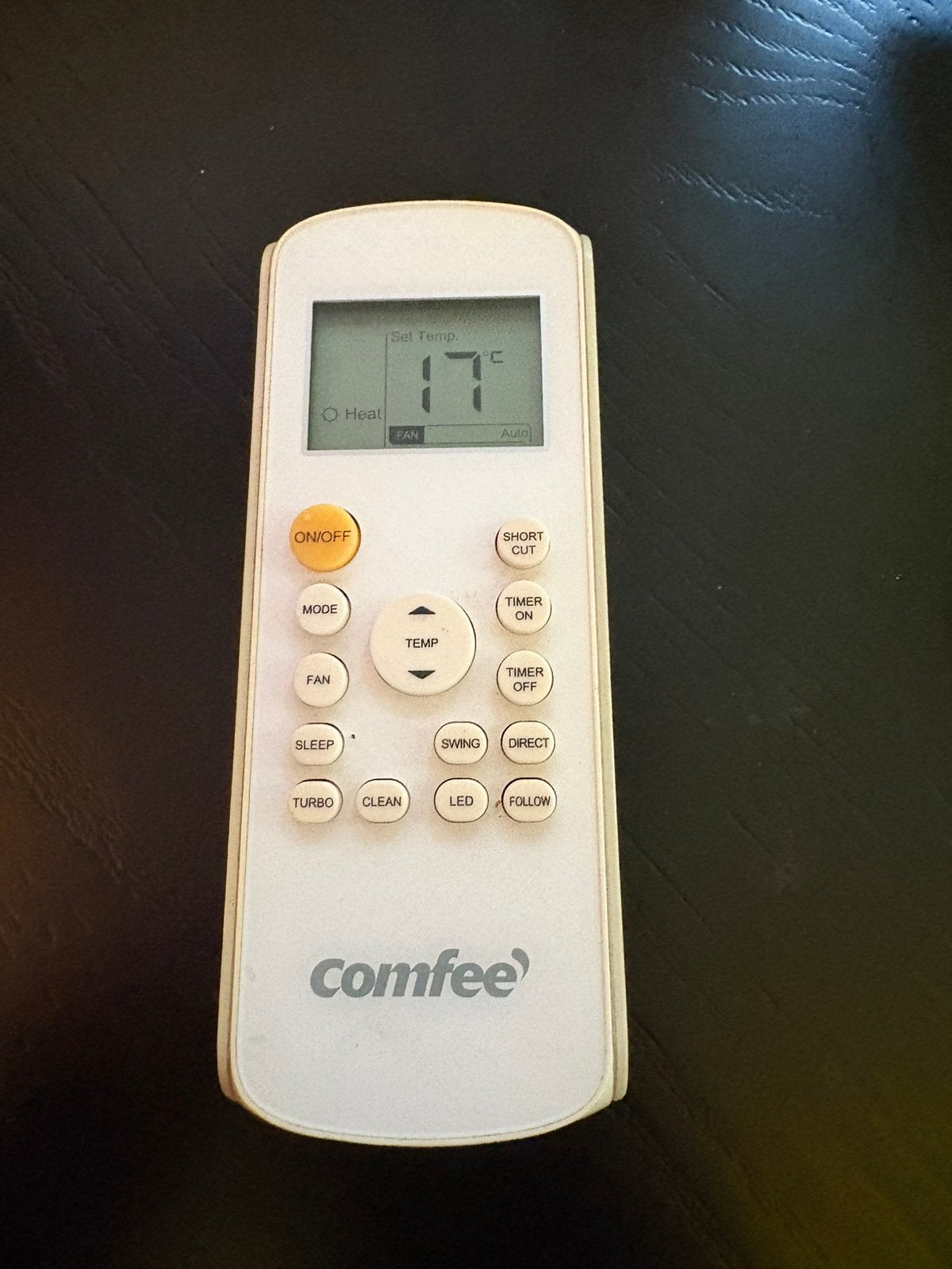 Afstandsbediening Comfee airco, Ophalen, Minder dan 60 m³, 3 snelheden of meer, Zo goed als nieuw