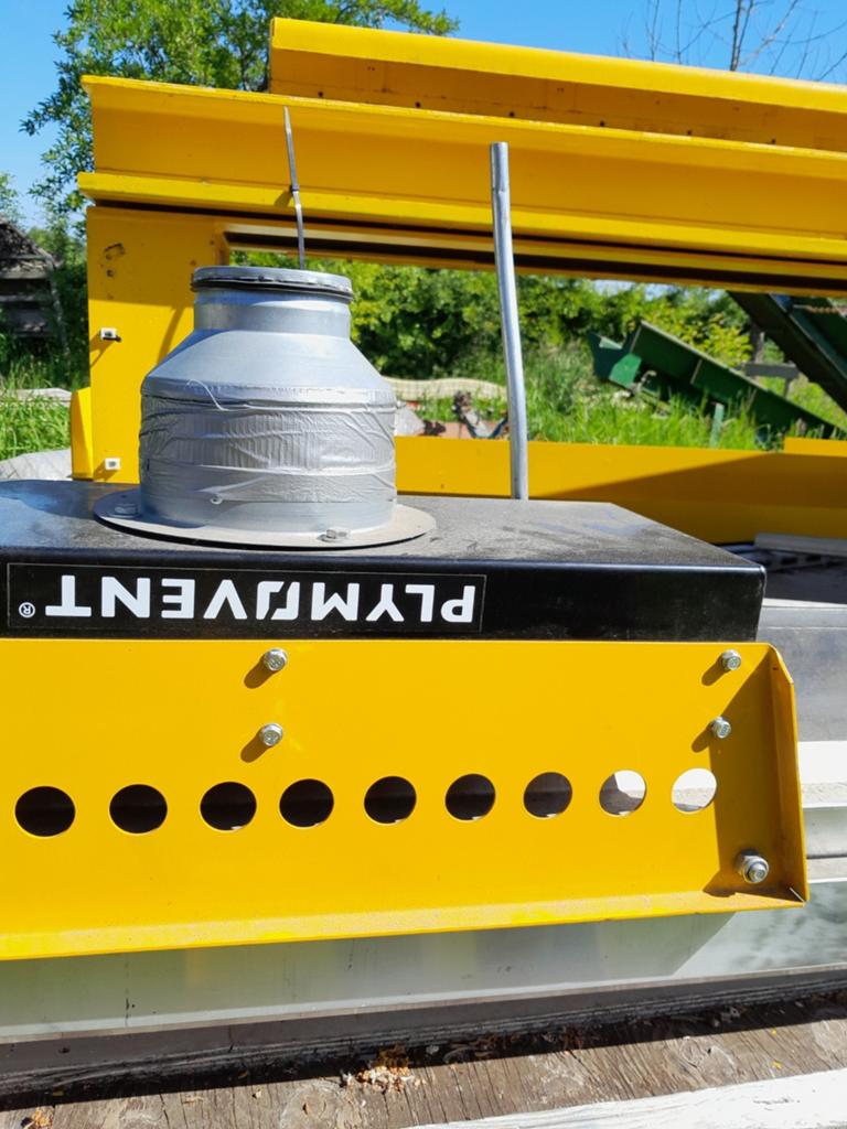 Plymovent afzuigkanaal/goot, Doe-het-zelf en Verbouw, Ophalen, Afzuiger