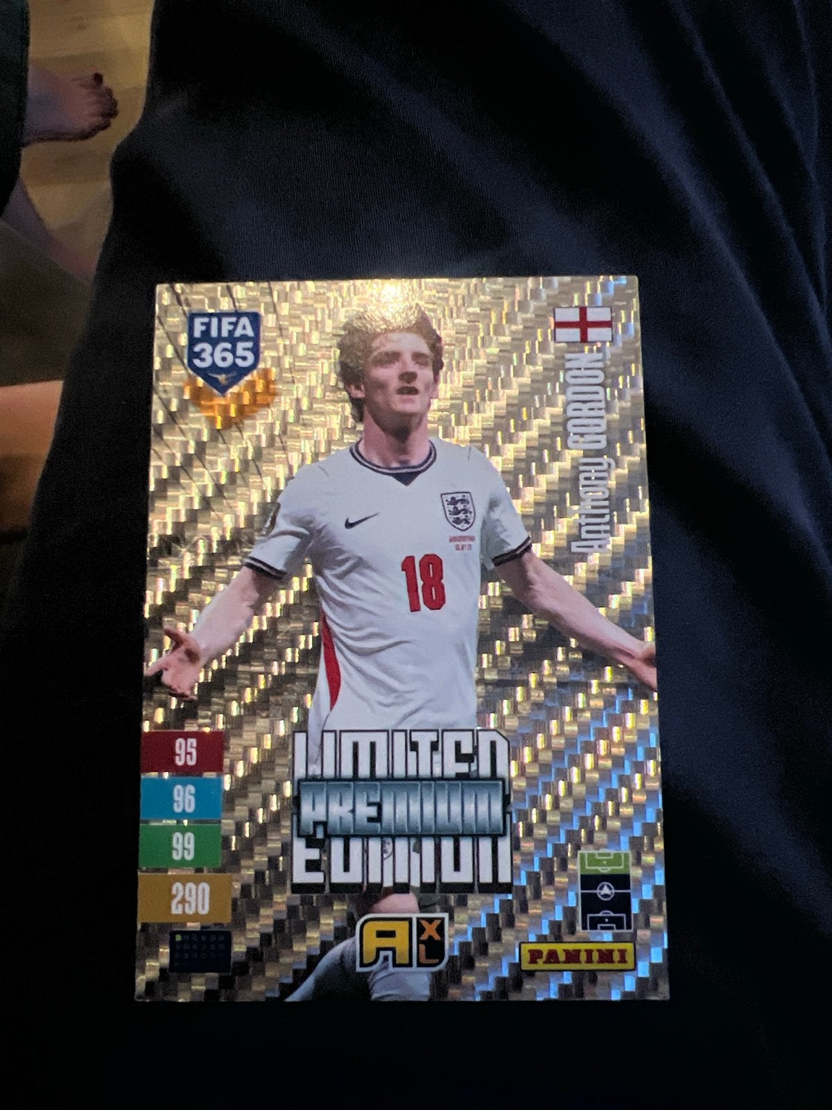 FIFA 365 Adrenalyn XL Limited Edition Anthony Gordon, Ophalen of Verzenden, Nieuw, Buitenlandse clubs, Spelerskaart