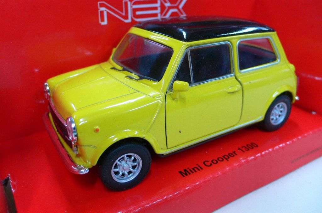 mini cooper 1300 - welly -AANBIEDING!!!!!!!!!!!!!!!!!!!!!!!!, Verzenden, Nieuw, Auto