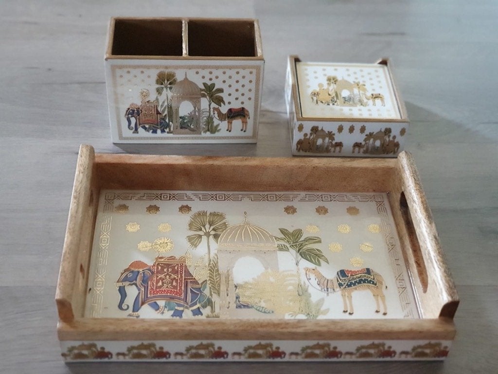 Tray, Nieuw, Ophalen of Verzenden, Dienblad, Met handvatten