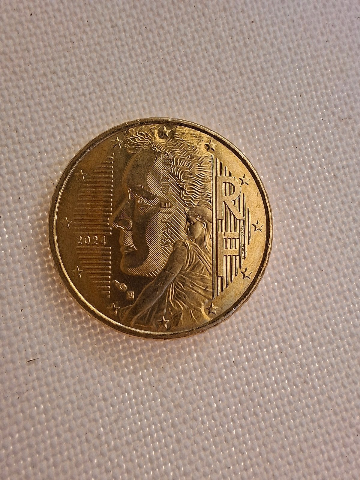 Franse 50 cent Marie Curie munt 2024 - Nordic Gold, Frankrijk, 50 cent, Losse munt, Goud