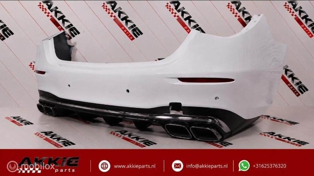 W223 V223 mercedes S63 bumper 2021 2022   A2238856501 CARBON, Gebruikt, Ophalen of Verzenden