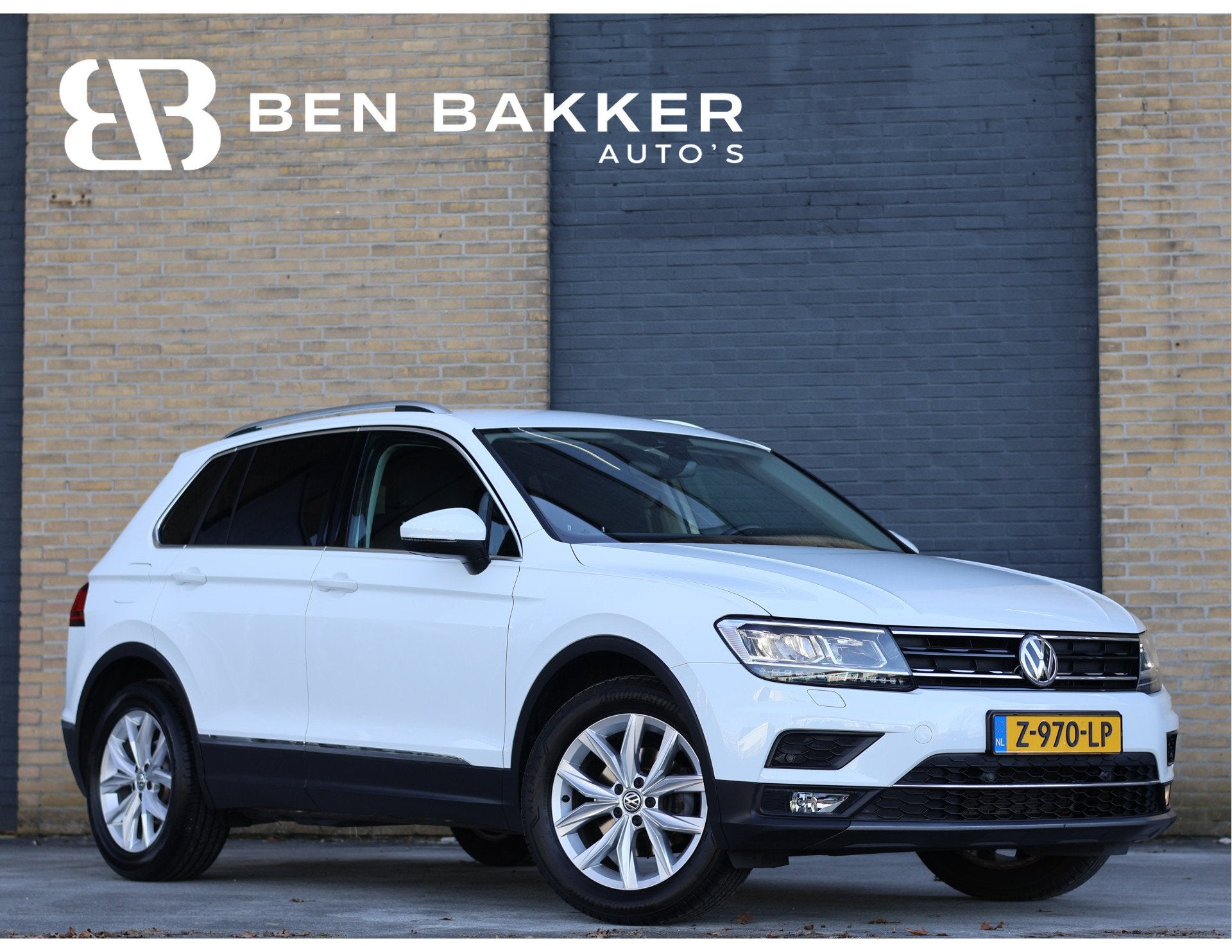 Volkswagen Tiguan 1.5 TSI Highline DSG | LED | ACC | Navi |, Auto's, Adaptive Cruise Control, 150 pk, Wit, SUV of Terreinwagen
