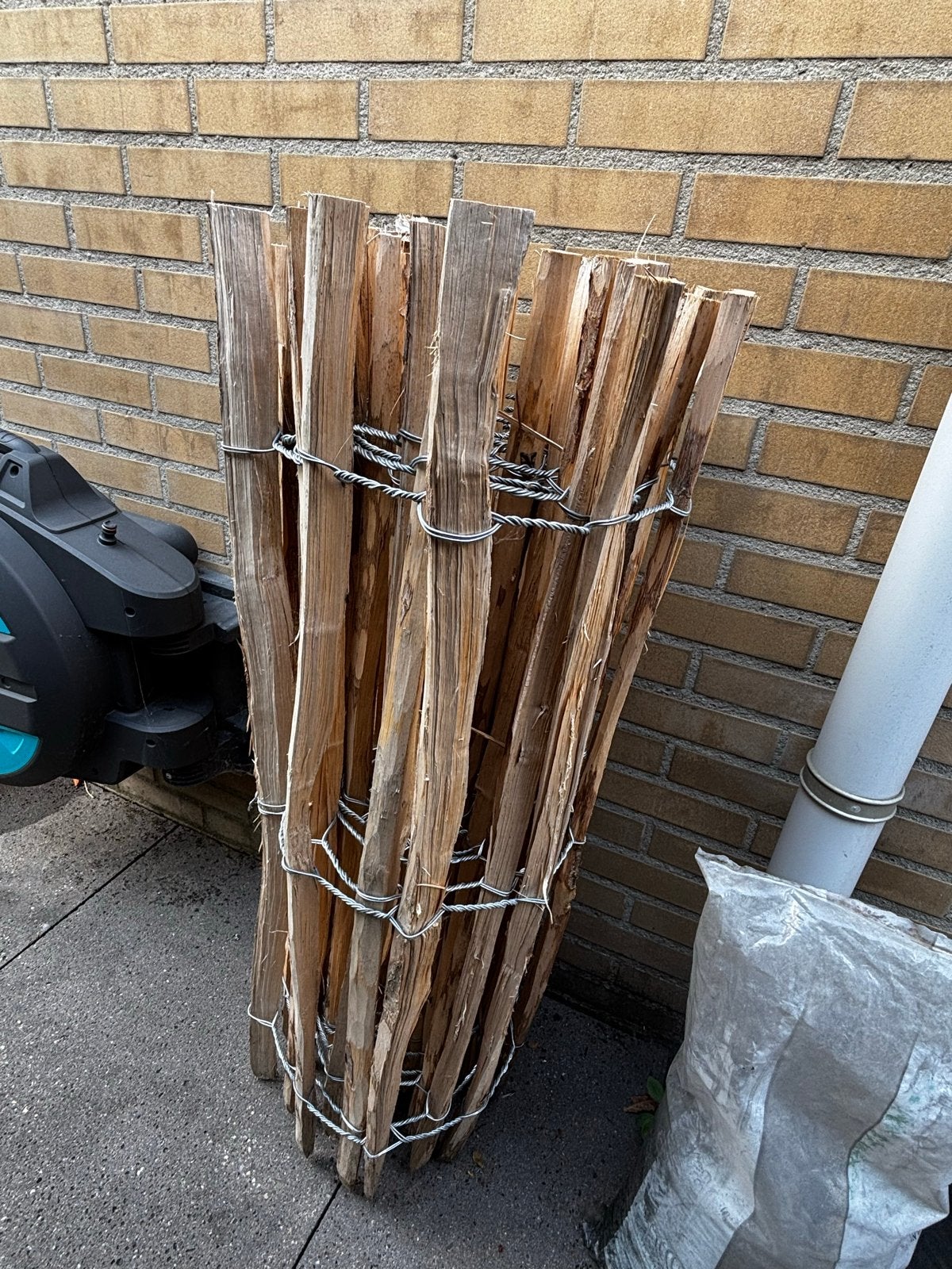 VOSS.garden schapenhek van hazelnoot, 5m x 100cm, Ophalen, Nieuw, Hout, Tuinhek
