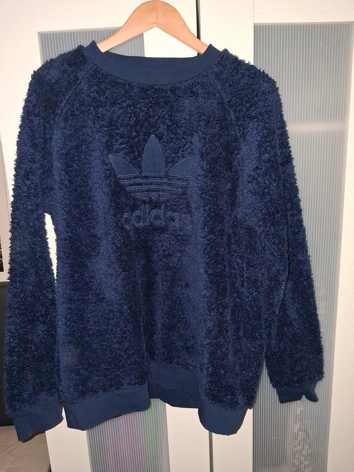 Adidas Teddy Fleece Trui - Maat M, Ophalen of Verzenden, Zo goed als nieuw, Adidas, Maat 48/50 (M)