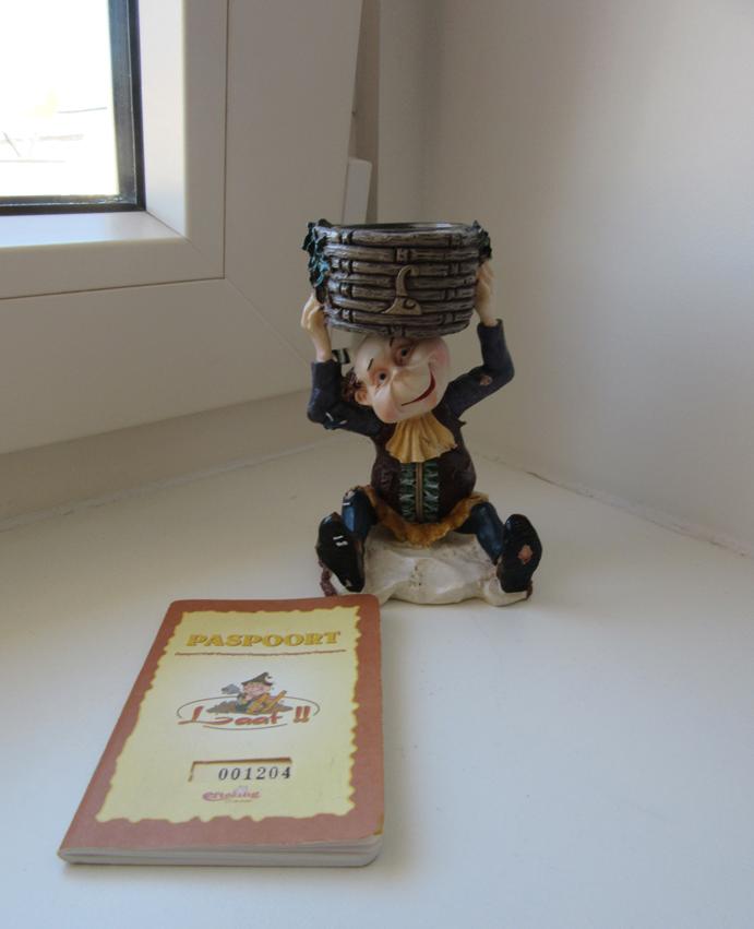 Efteling Het Volk van Laaf beeldje waxinehouder, Verzamelen, Efteling, Verzenden, Zo goed als nieuw, Beeldje of Poppetje
