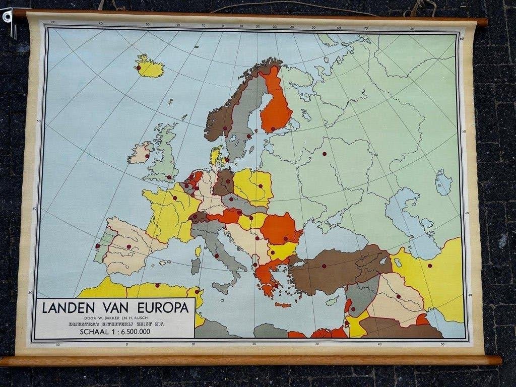 Landen van Europa, Antiek en Kunst, Ophalen of Verzenden, Aardrijkskunde