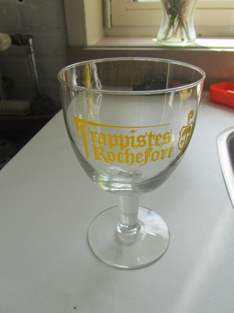 glas   trappisten  ROCHEFORT, Verzamelen, Ophalen of Verzenden, Zo goed als nieuw, Glas of Glazen, Overige merken