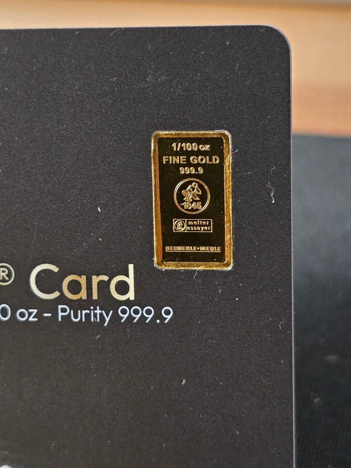 1/100oz Heimerle und meule goud, Postzegels en Munten, Verzenden, Goud